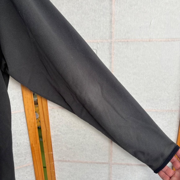 VTG Eastern Mountain Sports Mens Fleece 1/4 Zip Pullover Gray Medium Canada Made - Picture 10 of 12